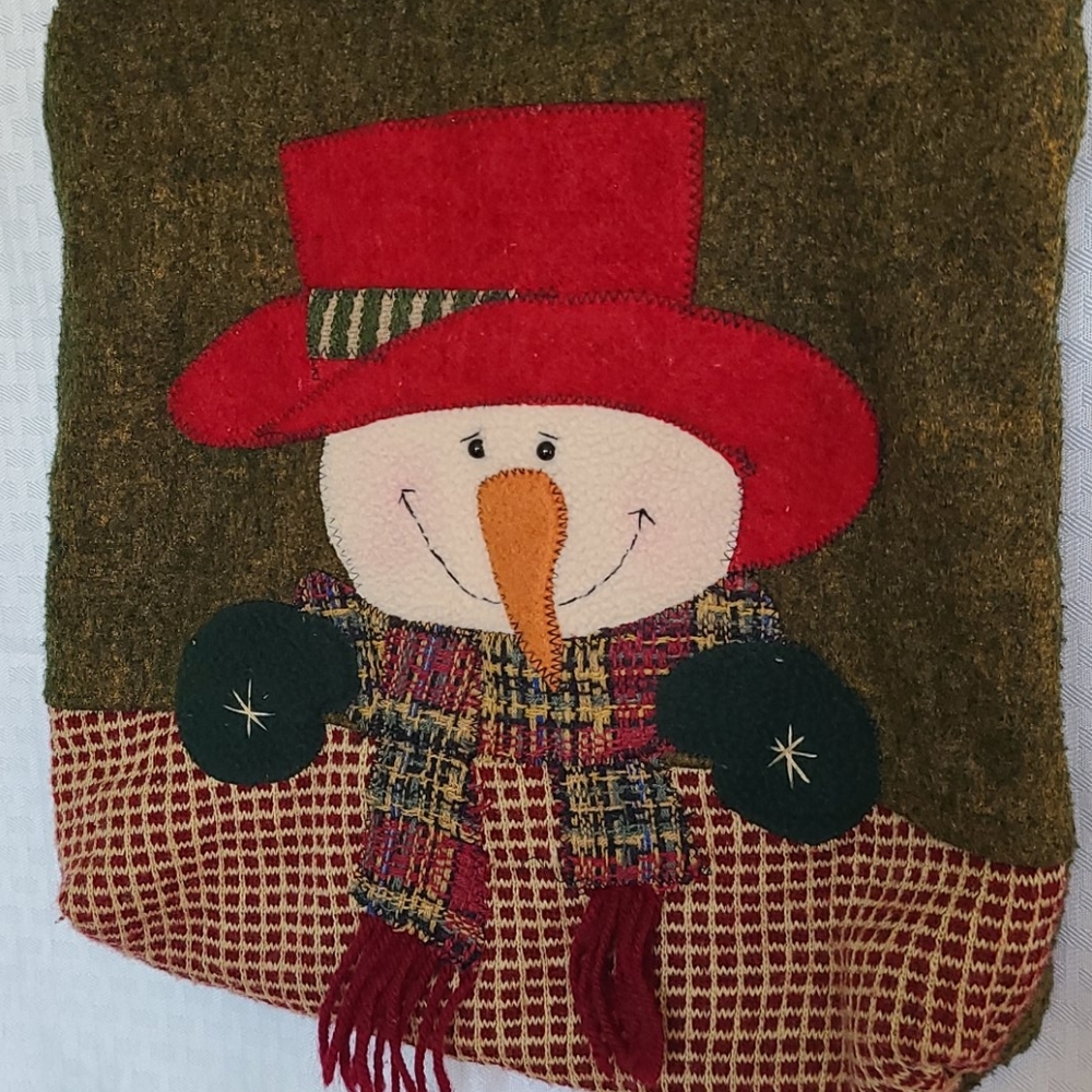 Ladies Snowman fleece handbag
